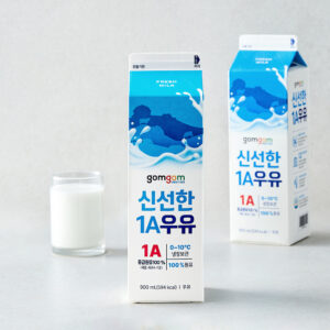우유 비린내 없이 꼬숩다! [곰곰 신선한 1A 우유] 라떼 시리얼용 정착 후기